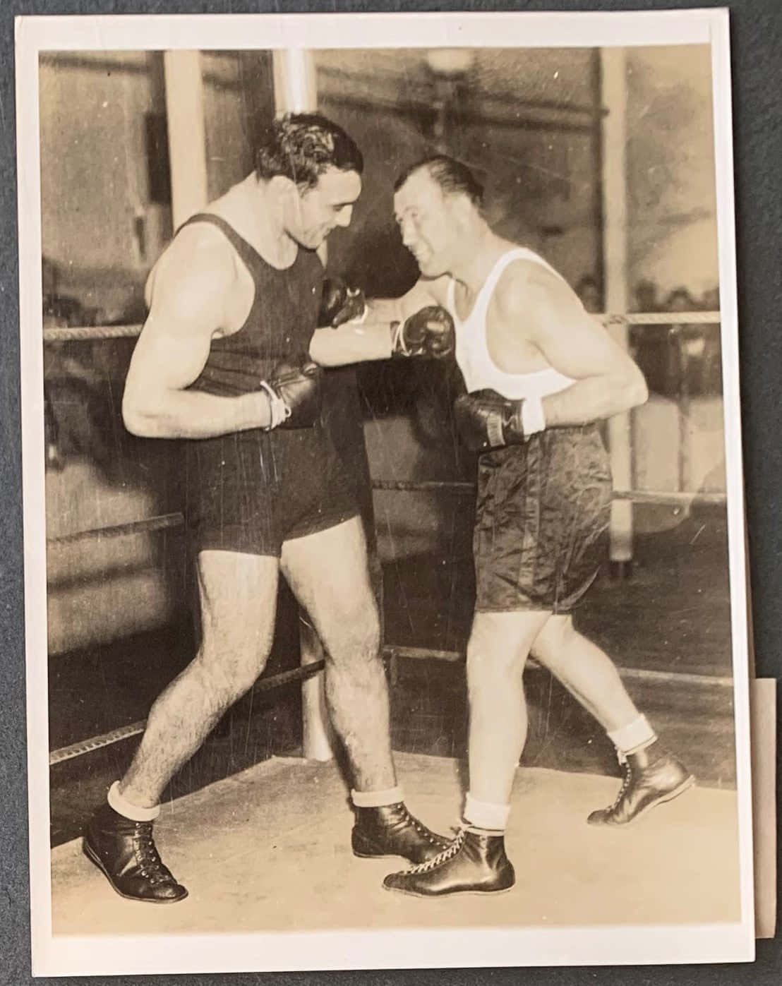 Primo Carnera Sparring With Jack Sharkey Picture