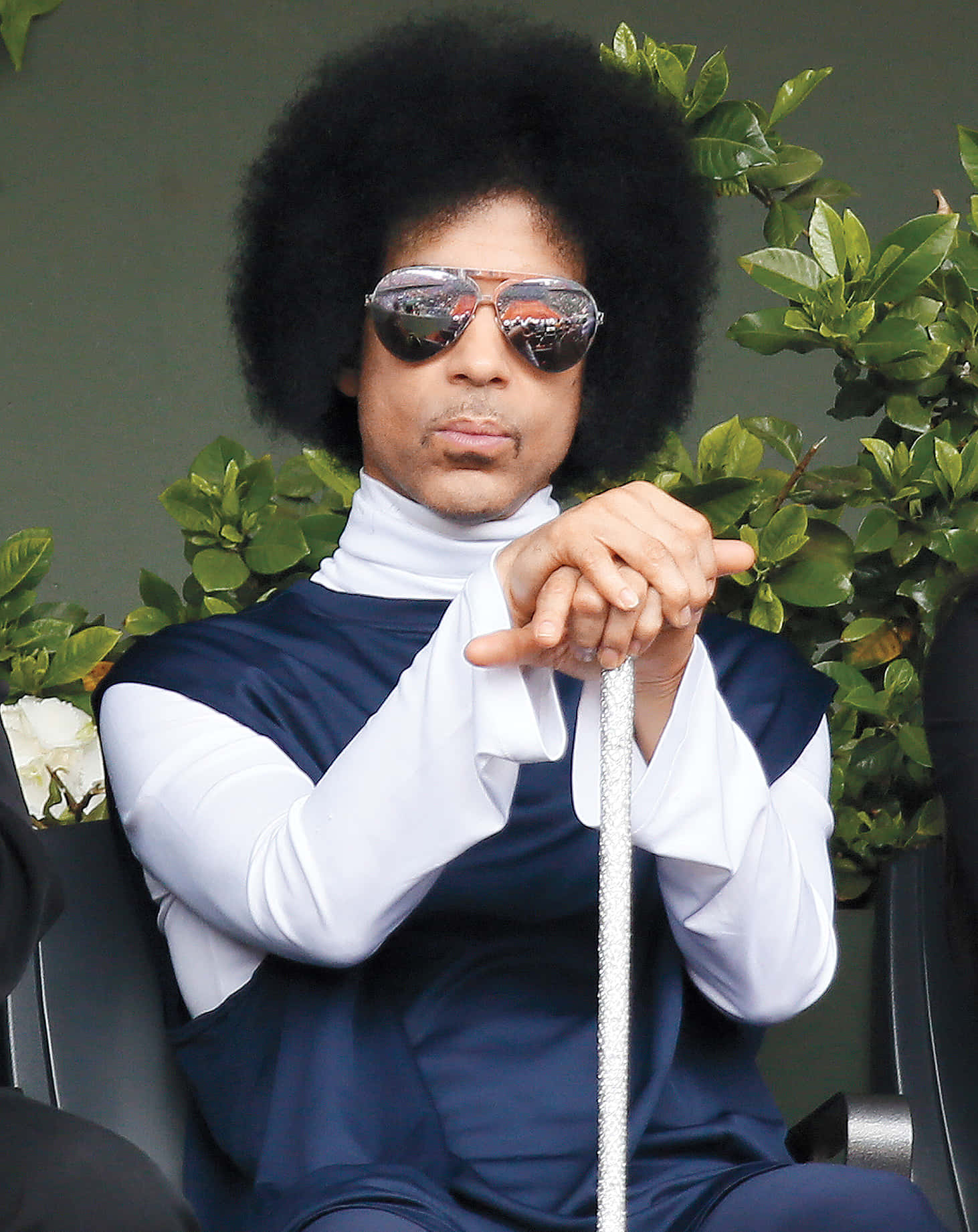 The legendary artist Prince at a concert