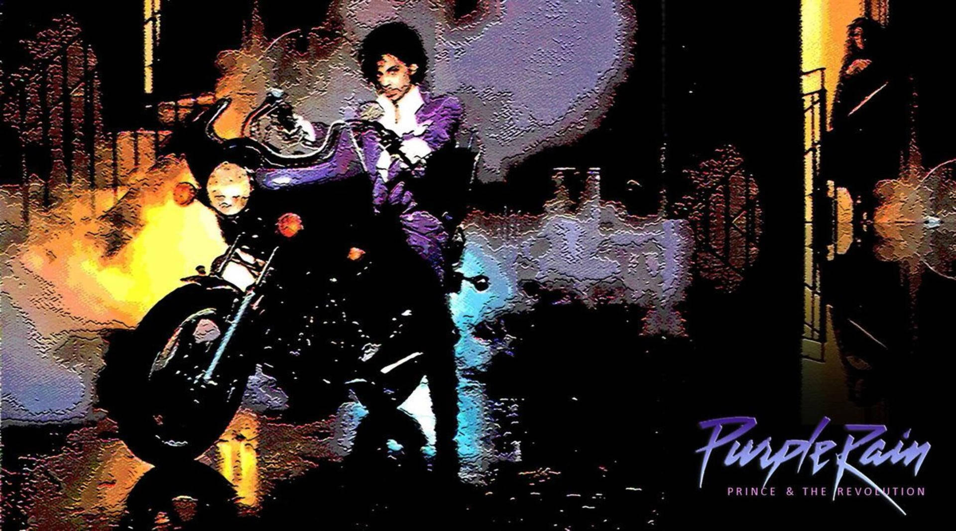 Prince Album Filtered Art Wallpaper