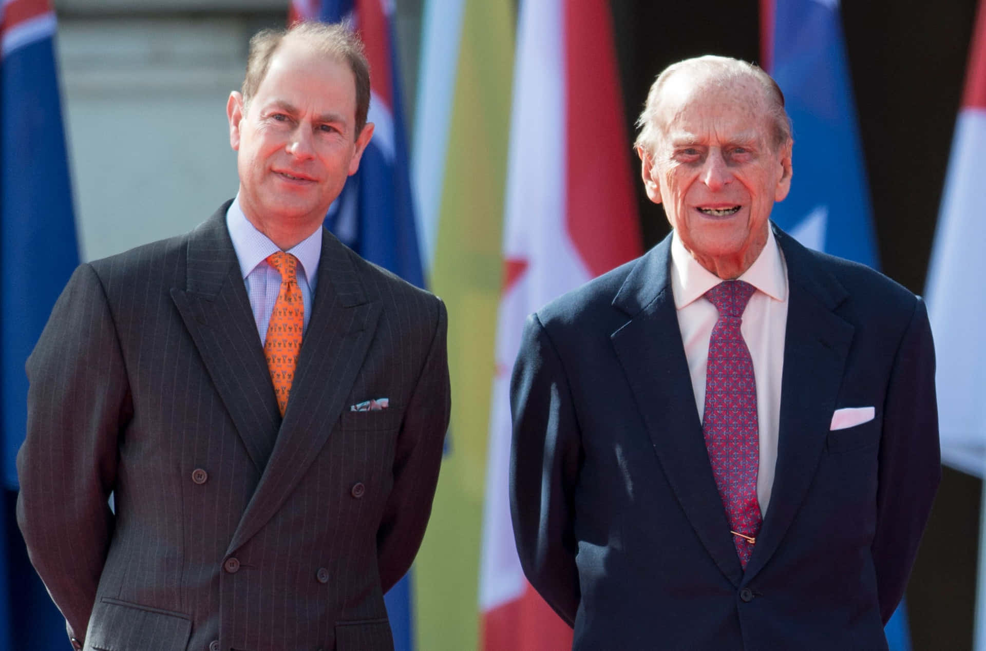 Prince Edward And Prince Phillip Wallpaper