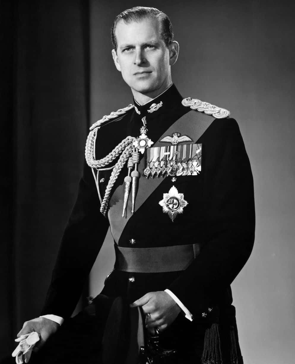 Prince Phillip at his Trooping the Colour Ceremony
