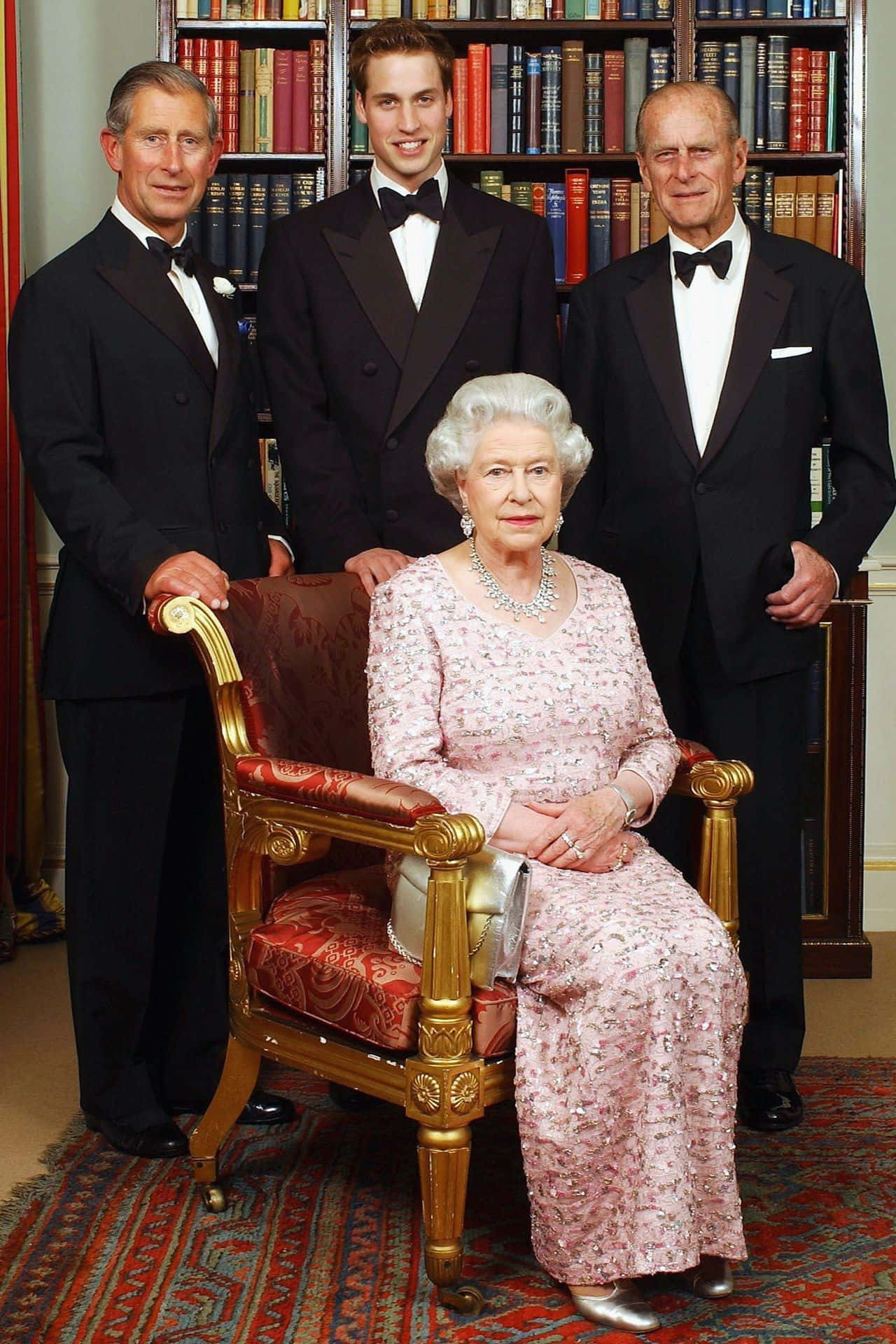 Prinse Phillip Familie Portræt Billede