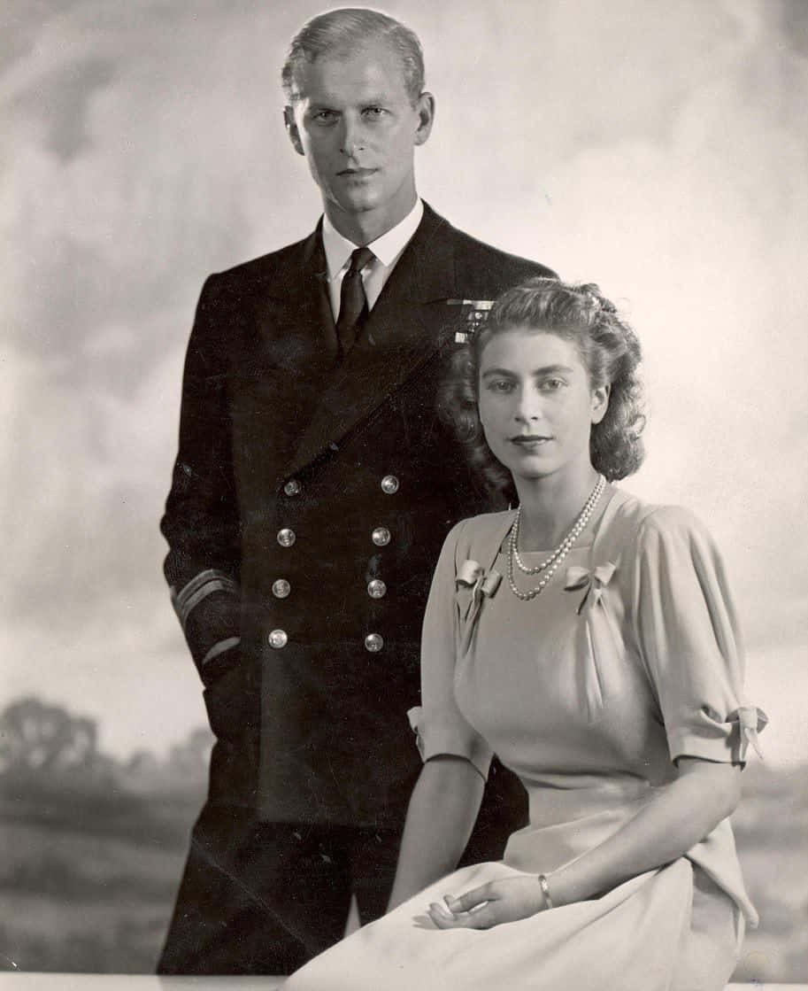 Bildvon Prinz Philip Und Queen Elizabeth