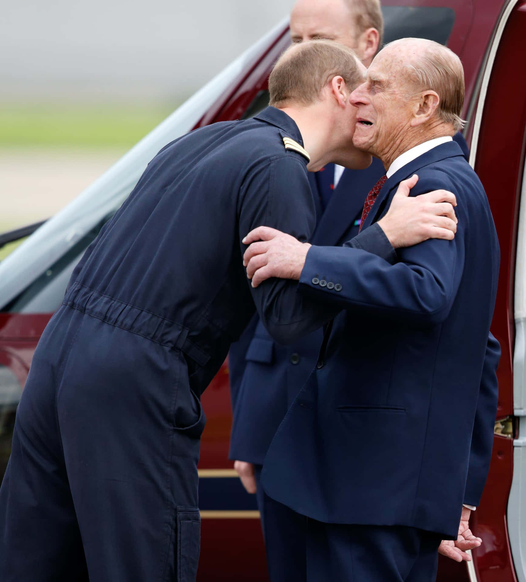 Prince Phillip Son Goodbye Picture