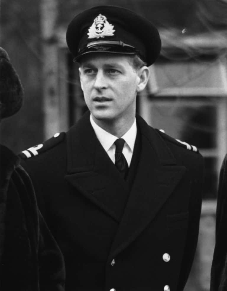 Prince Phillip Vintage Uniform Picture