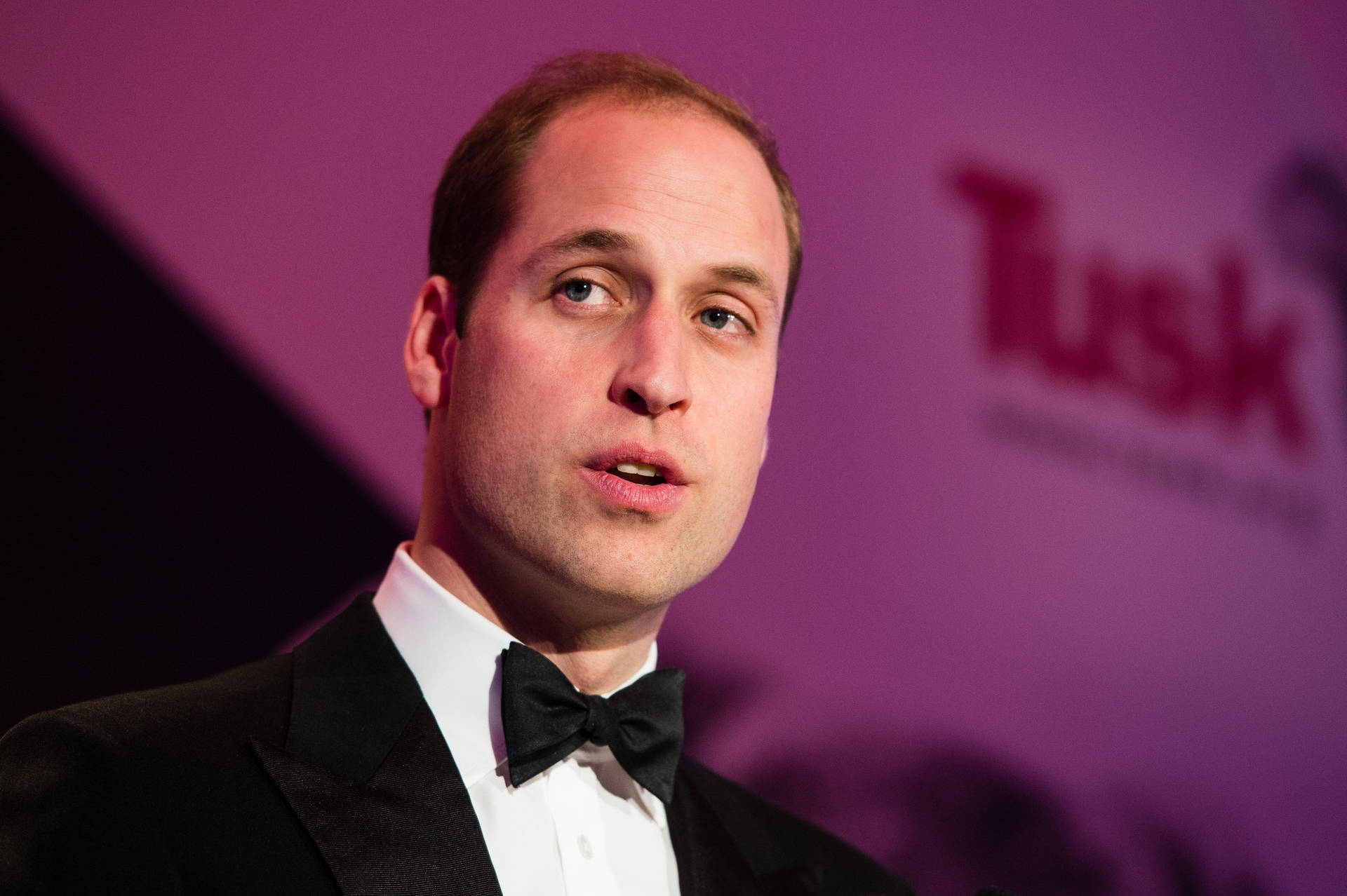 Prince William Dressed for a Formal Event Wallpaper