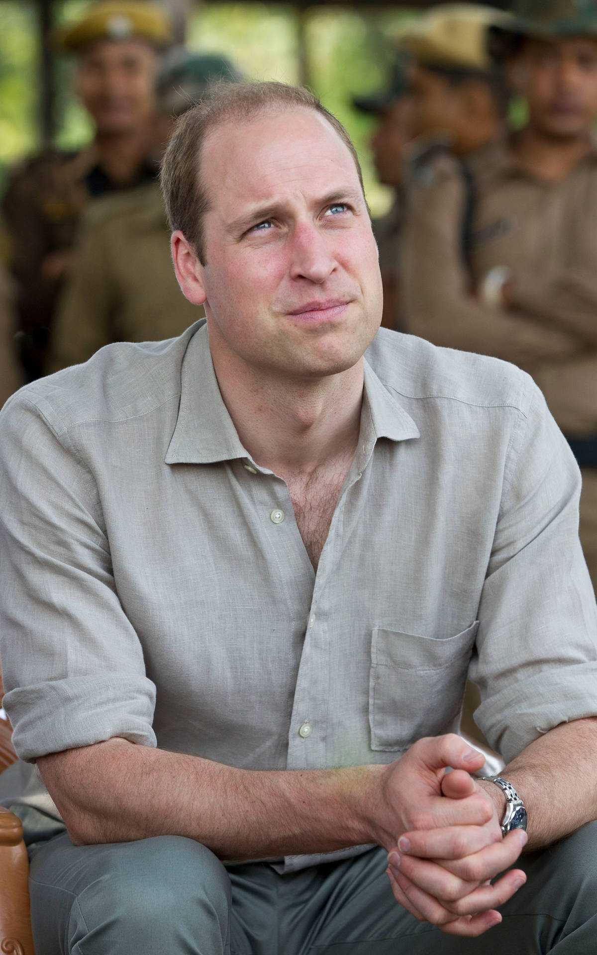 Prince William In Casual Clothes Wallpaper