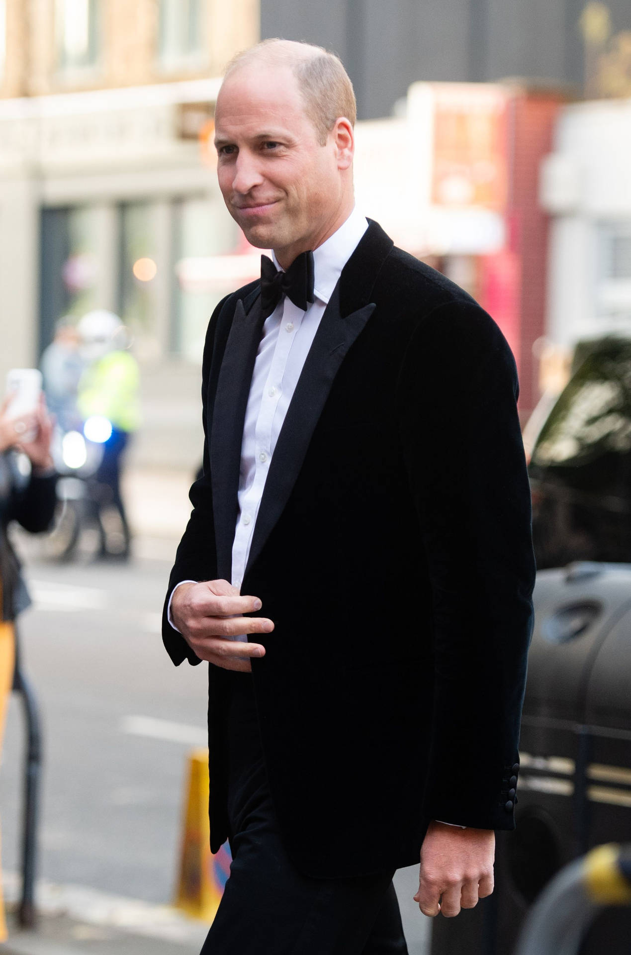 Prince William Wearing Black Bowtie Wallpaper