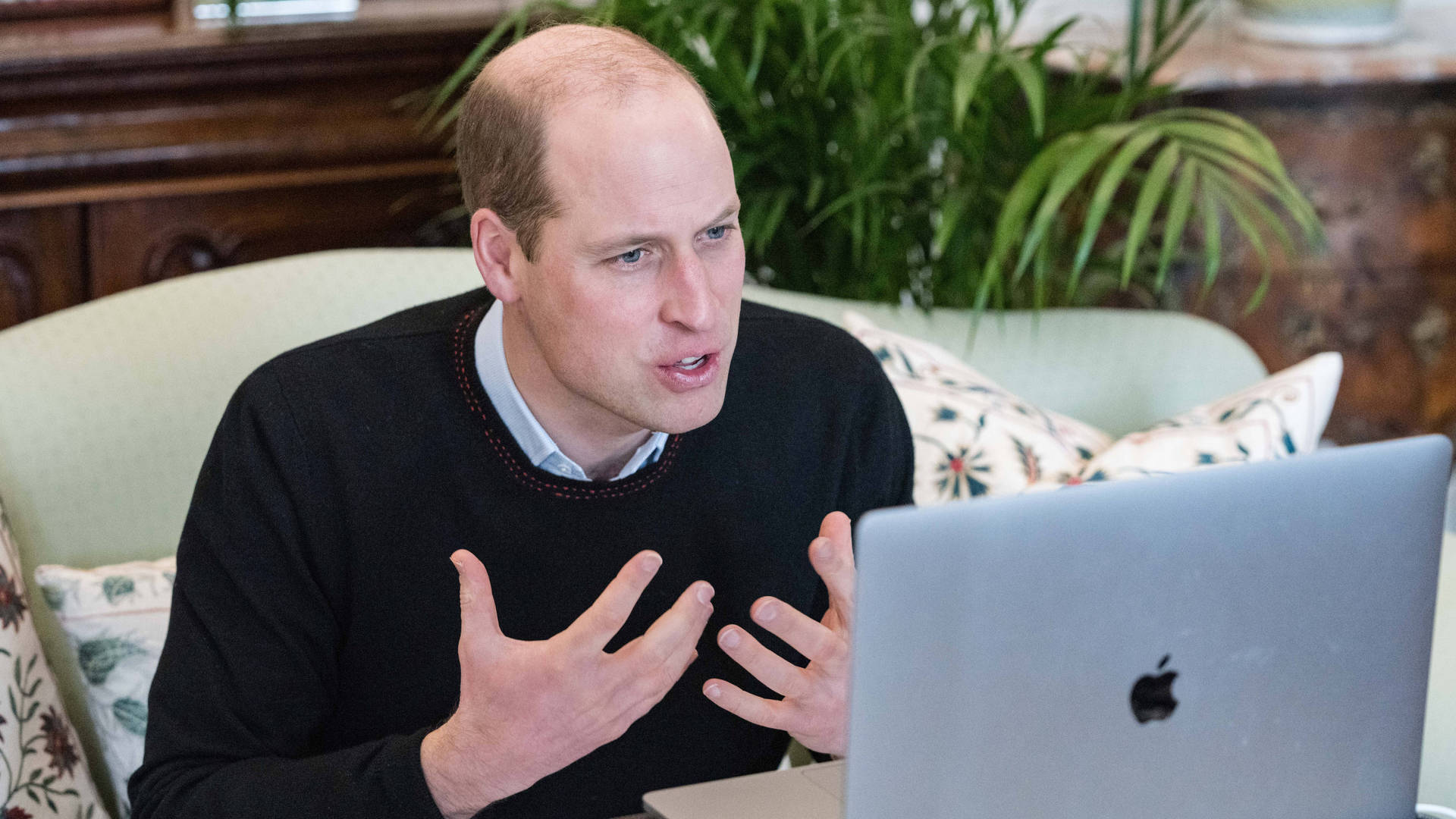 Prins William med MacBook Pro Wallpaper