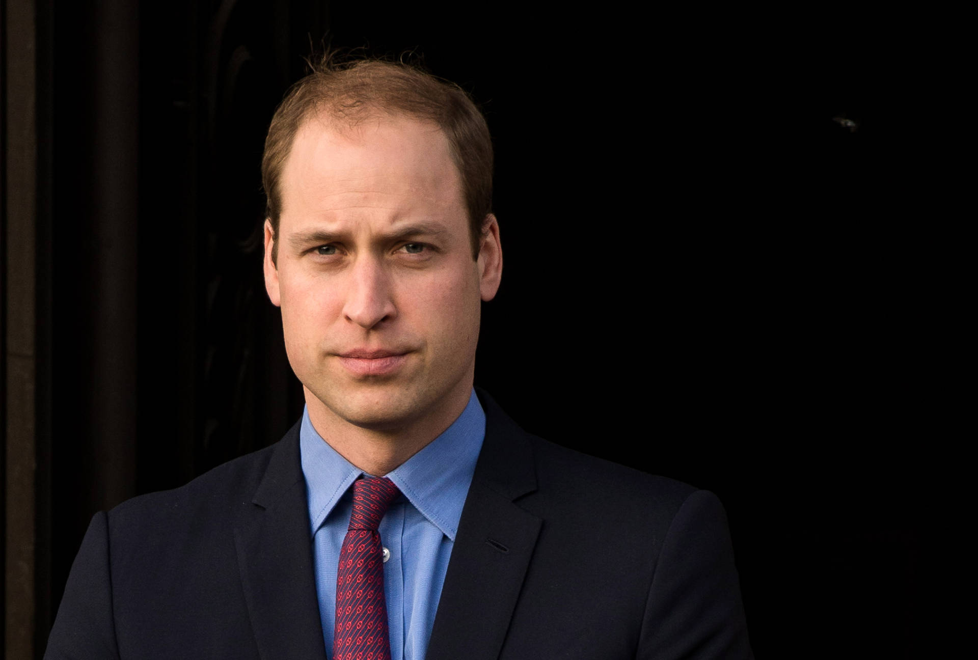 Prince William With Serious Expression Wallpaper