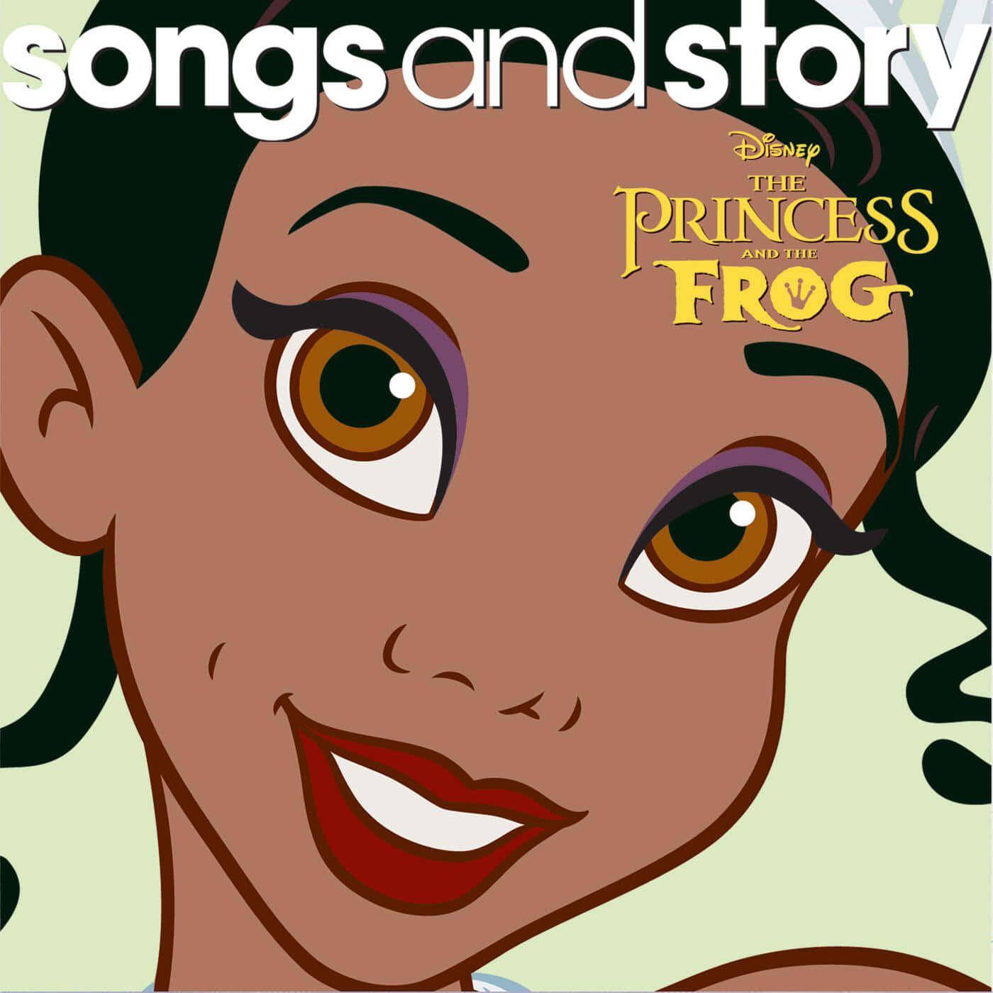Princess Tiana and Prince Naveen as frogs in The Princess and the Frog
