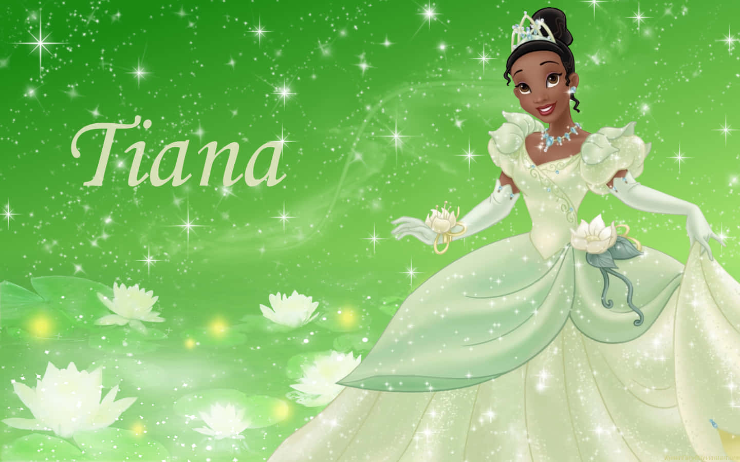 "Fairytale Princess Tiana with her loyal friend, Frog in the Swamps of New Orleans"