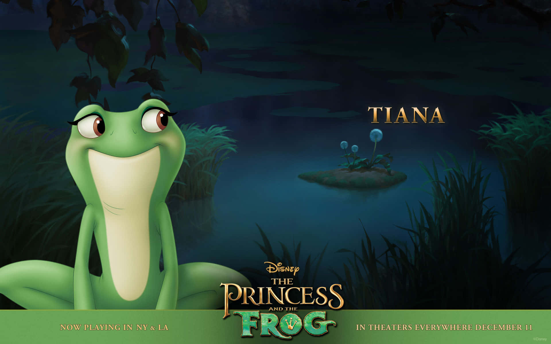 Princess Tiana and Prince Naveen in Disney’s The Princess and The Frog