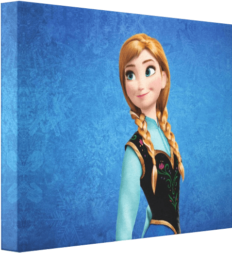 Princess Anna Frozen Portrait PNG