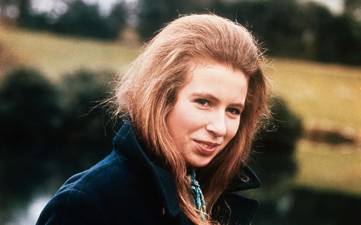 Young Princess Anne in 1970 Wallpaper