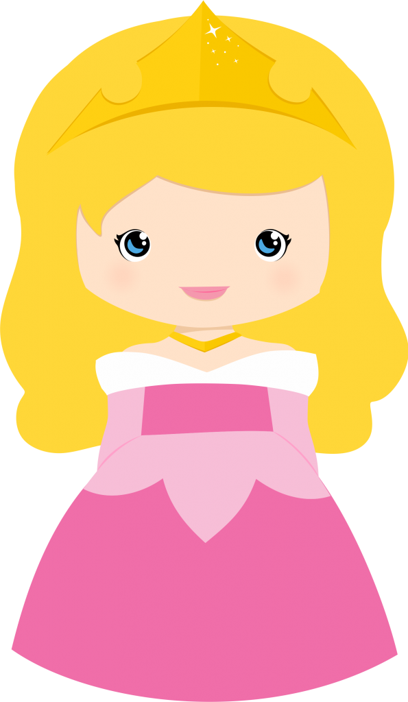 Princess Aurora Cartoon Portrait PNG