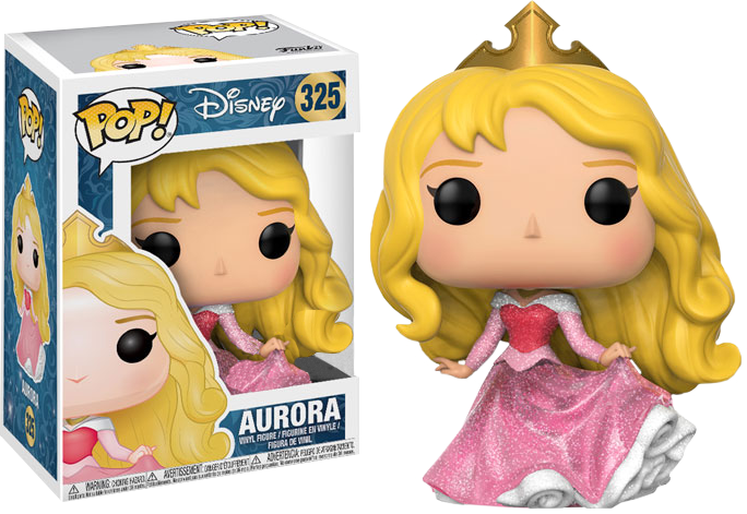 Princess Aurora Funko Pop Figure PNG