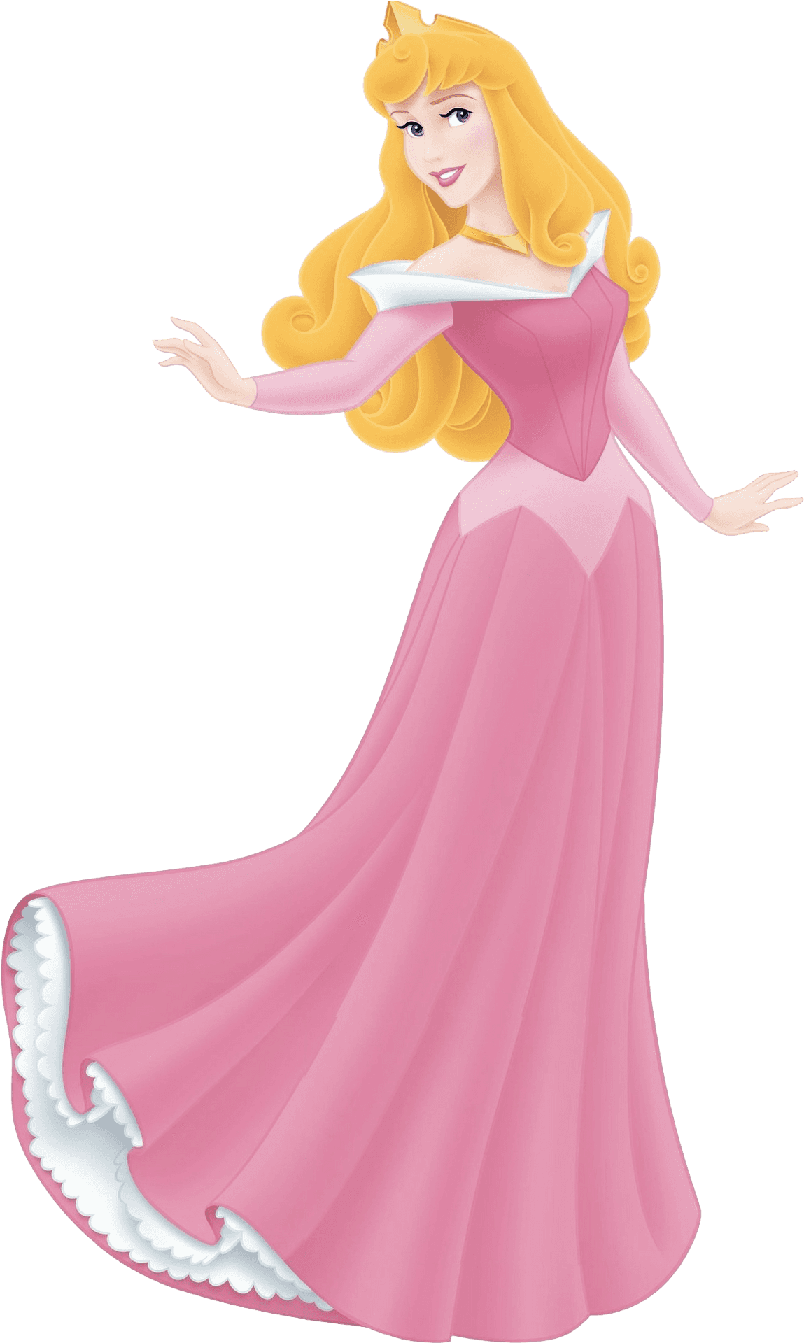 Princess Aurora Pink Dress PNG