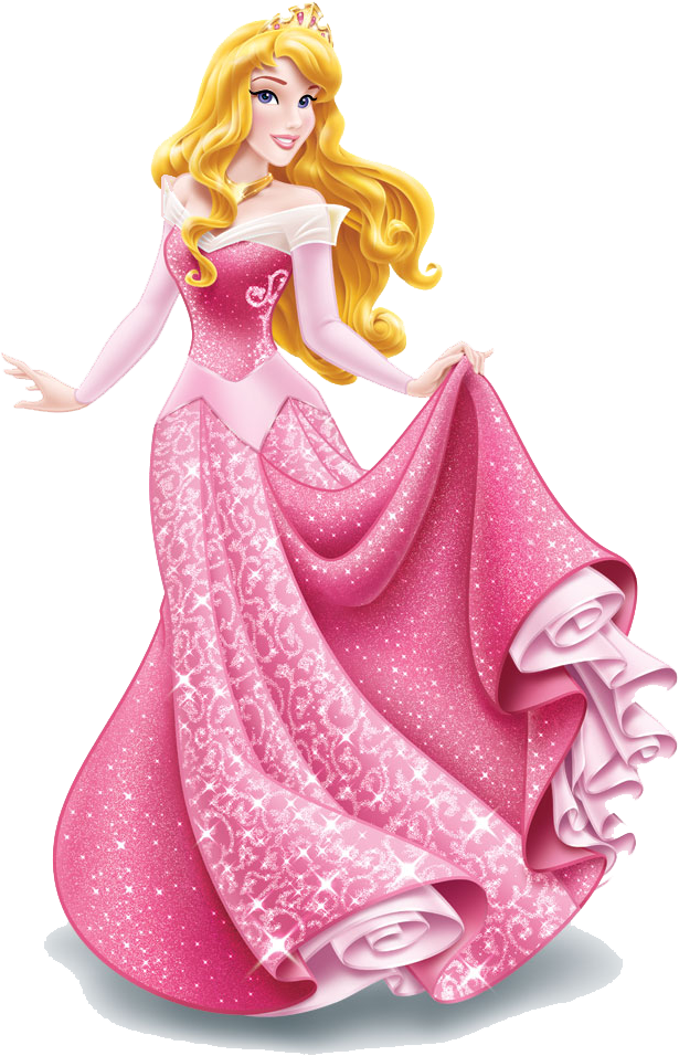 Princess Aurora Pink Dress PNG