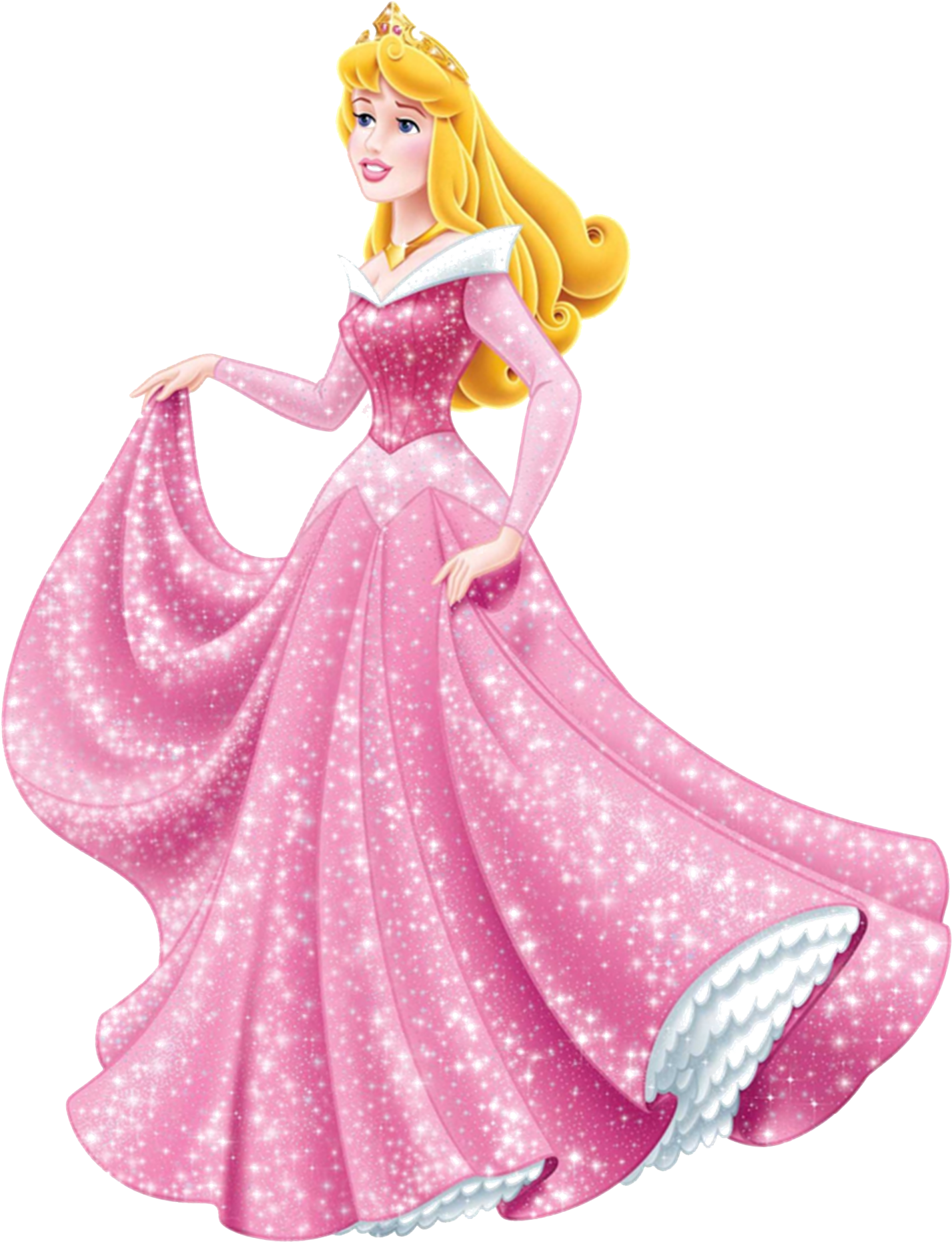Princess Aurora Pink Gown PNG