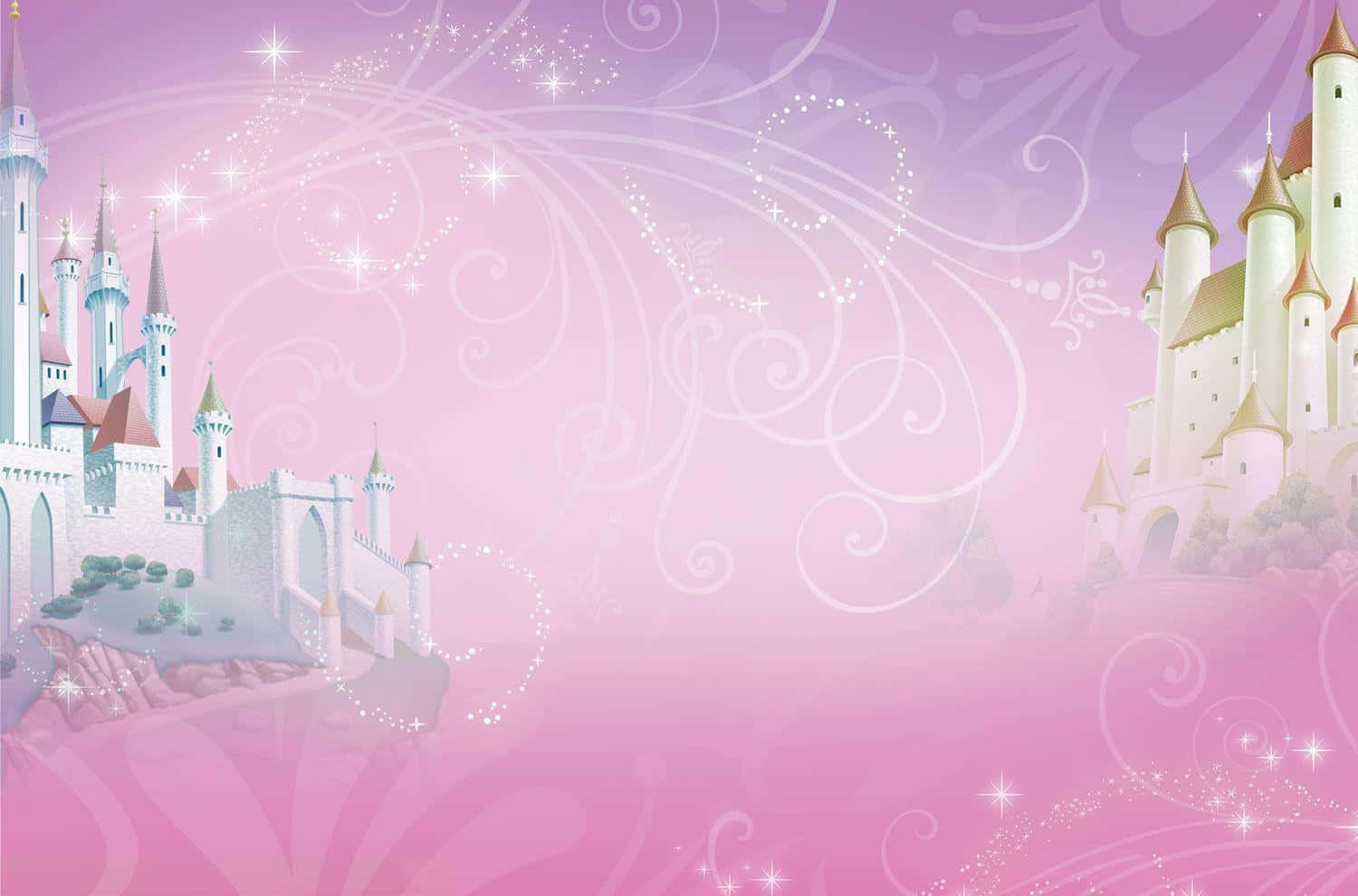 Pink Fairytale Wallpaper