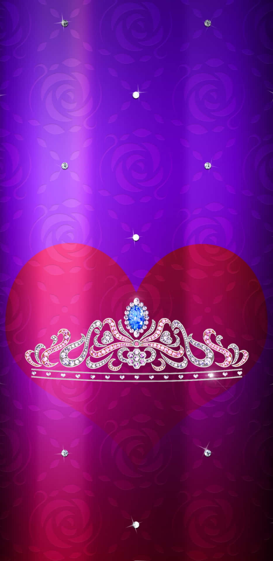 Siéntetereal Y Majestuoso Con Esta Hermosa Corona De Princesa. Fondo de pantalla