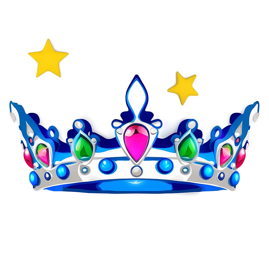 Princess Crown With Stars Png 05252024 PNG