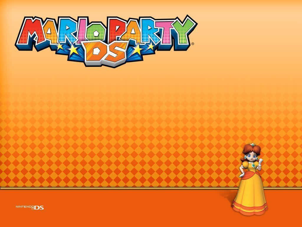 Radiant Princess Daisy in her signature gown Wallpaper