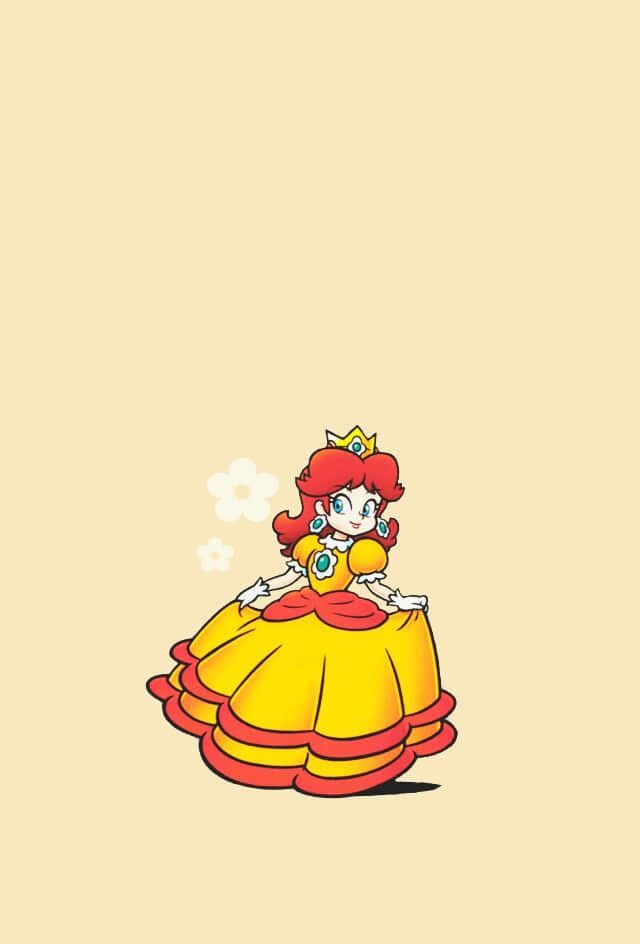 Radiant Princess Daisy Smiling Wallpaper