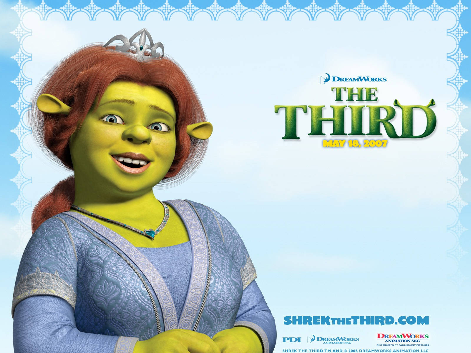 Prinsessanfiona Från Shrek Den Tredje Wallpaper