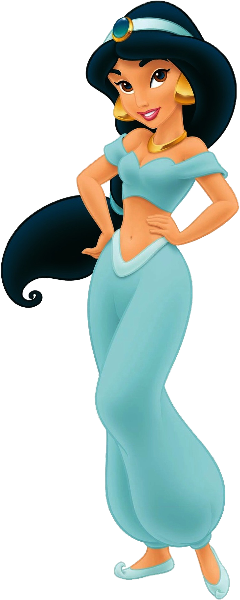 Princess Jasmine Aladdin Character Pose PNG