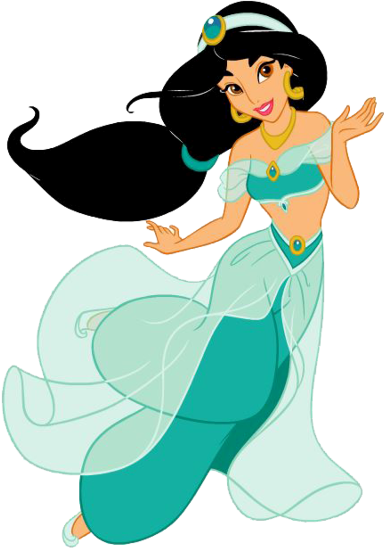 Princess Jasmine Animated Character PNG