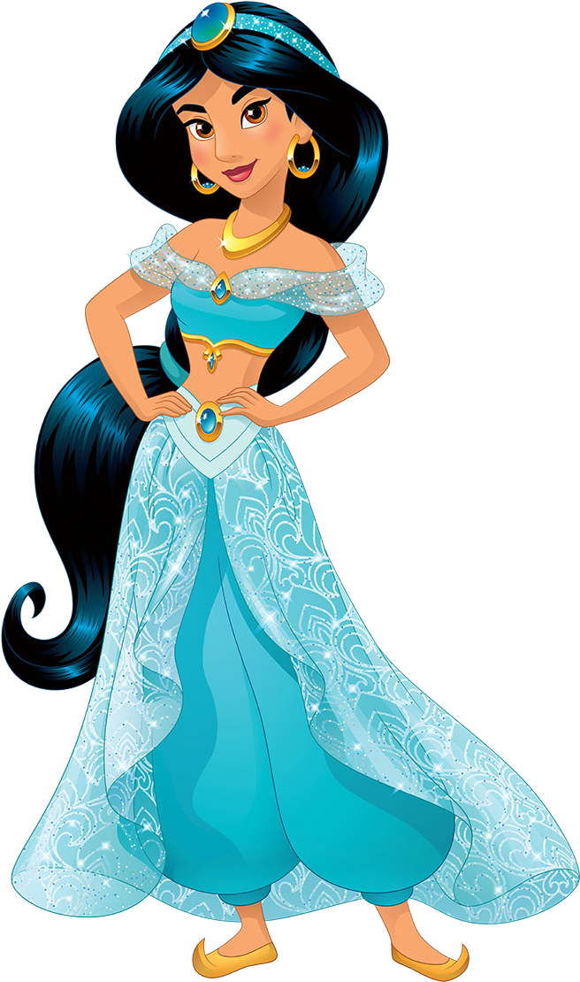 Princess Jasmine Animated Character PNG