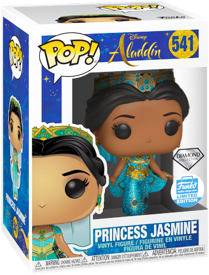 Princess Jasmine Funko Pop Diamond Collection PNG