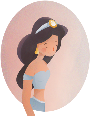 Princess Jasmine Illustration PNG