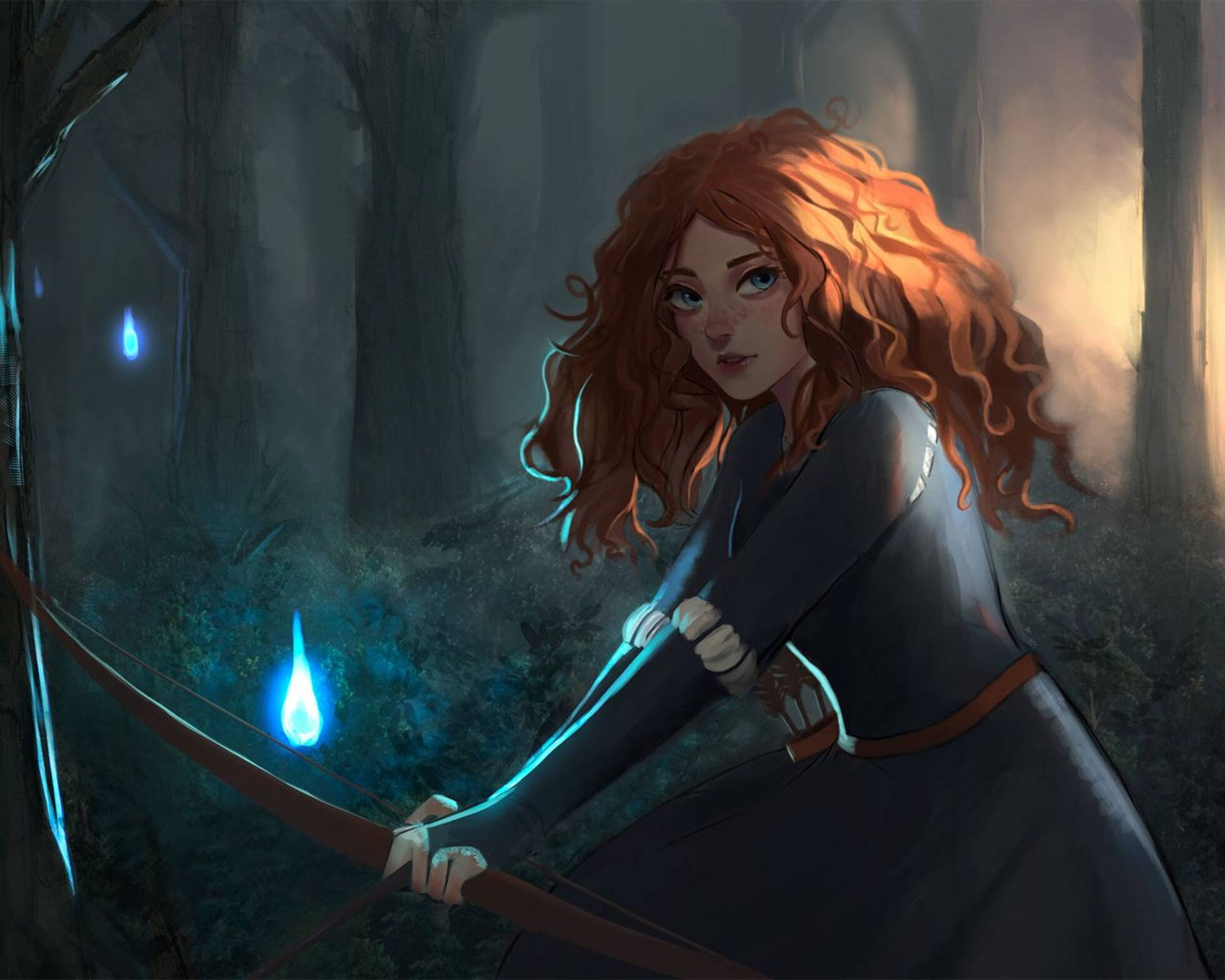 Princess Merida In Forest