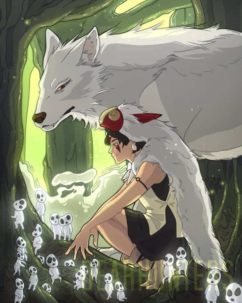 Princess Mononoke Kodama  Ghibli artwork, Ghibli art, Studio ghibli art