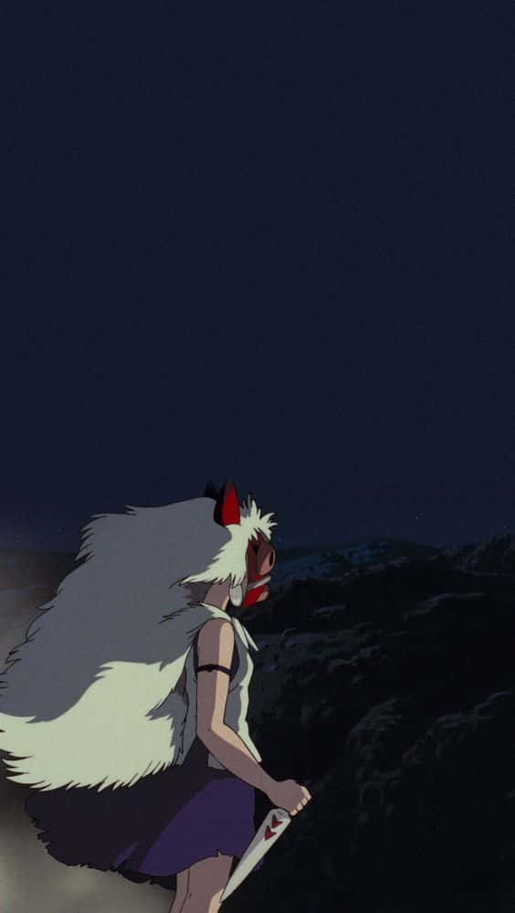 Únetea La Aventura Y Explora El Mundo Encantado De La Princesa Mononoke De Studio Ghibli. Fondo de pantalla