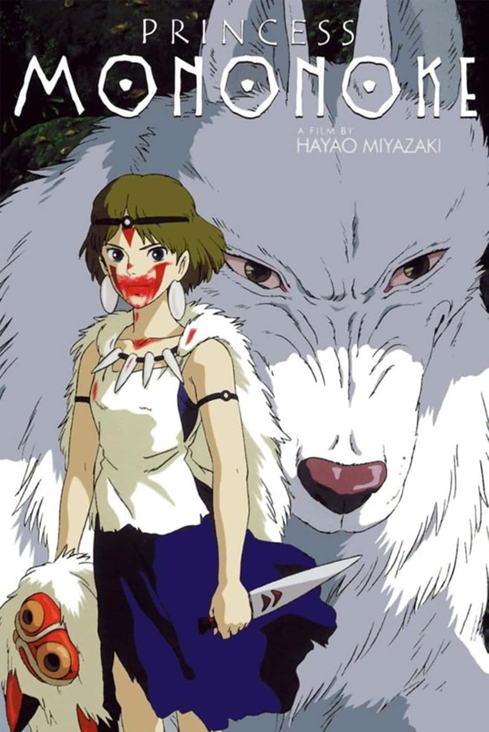 Filmehistoricamente Influente Princesa Mononoke Do Studio Ghibli. Papel de Parede