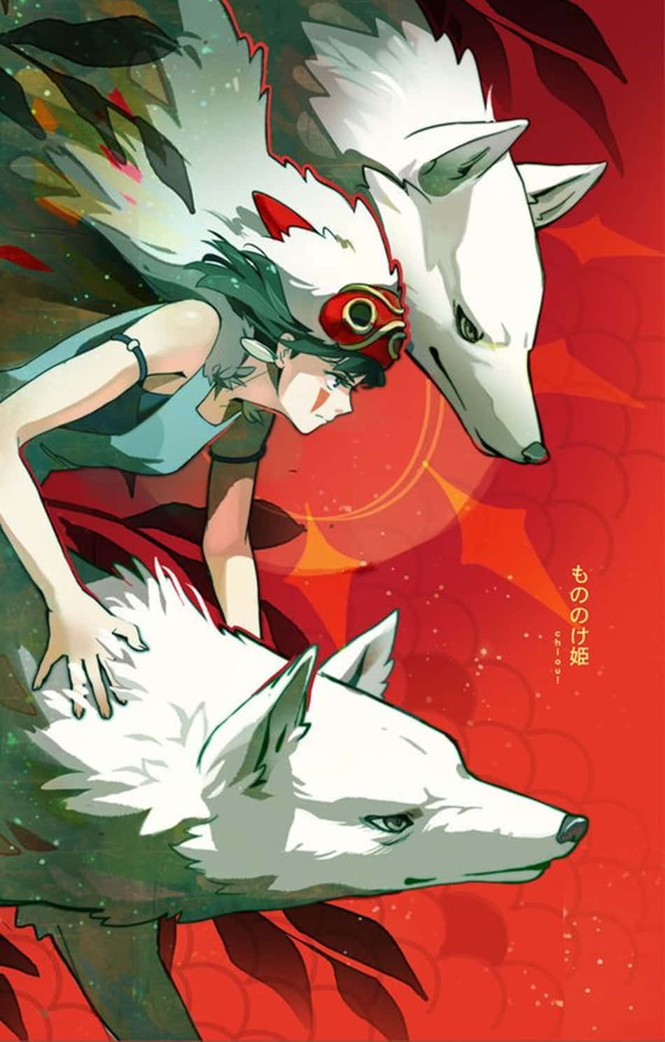 Entdeckeden Geist Von Prinzessin Mononoke In Dem Zeitlosen Meisterwerk Von Studio Ghibli. Wallpaper