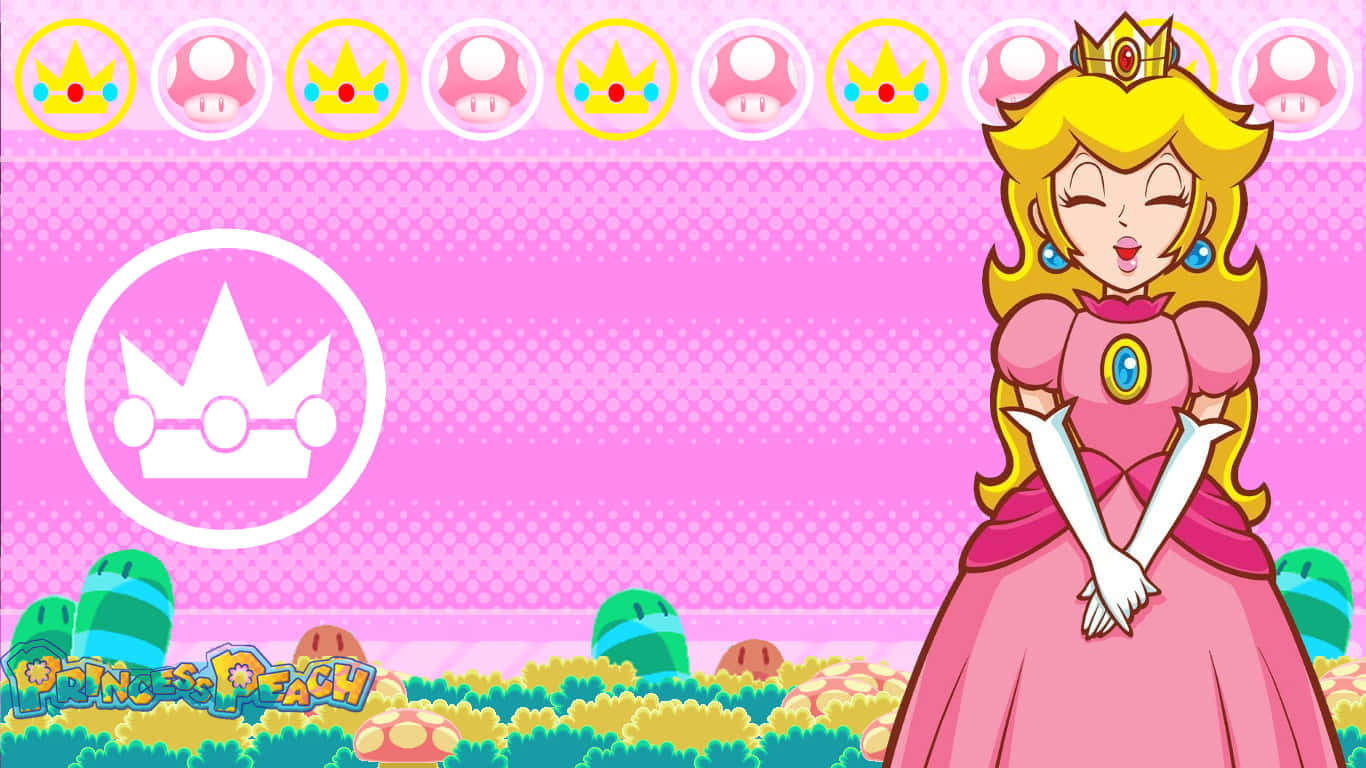 Princess Peach, the Princess of the Mushroom Kingdom Wallpaper