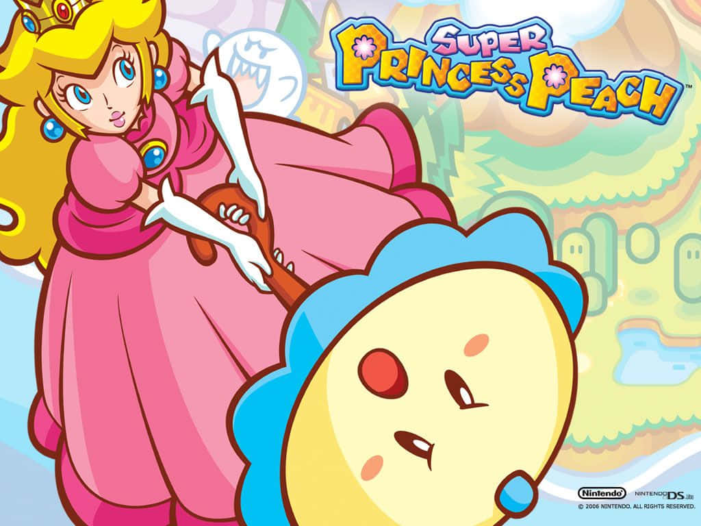 "Celebrating her Nox Decious victory, Princess Peach looks ahead to her next challenge." Wallpaper