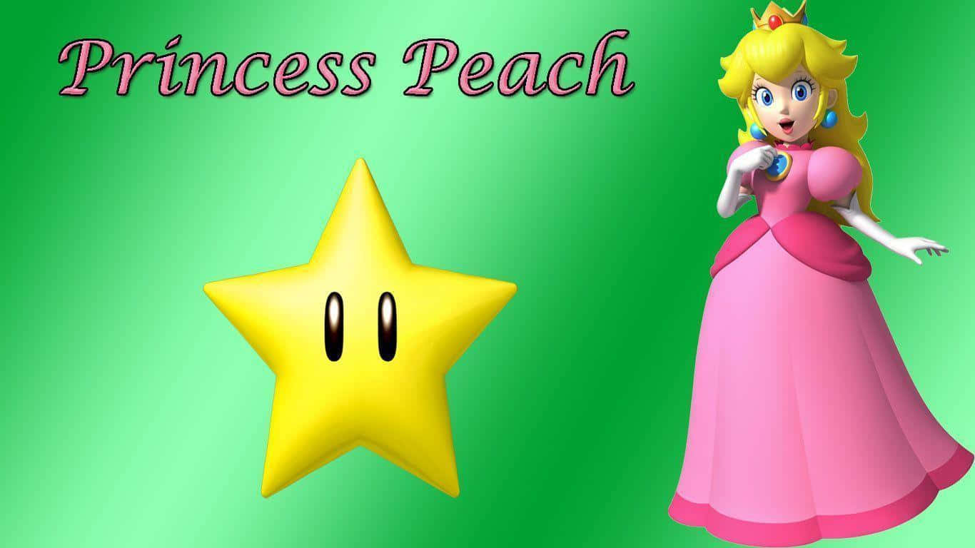 Princess Peach always brings a little bit of magic to the Mushroom Kingdom! Wallpaper