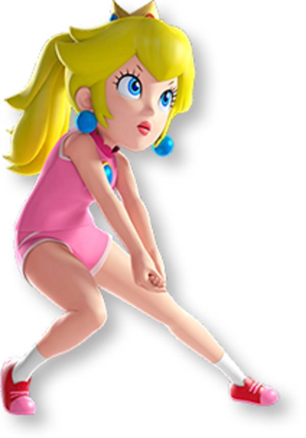 Princess Peach Sports Outfit PNG