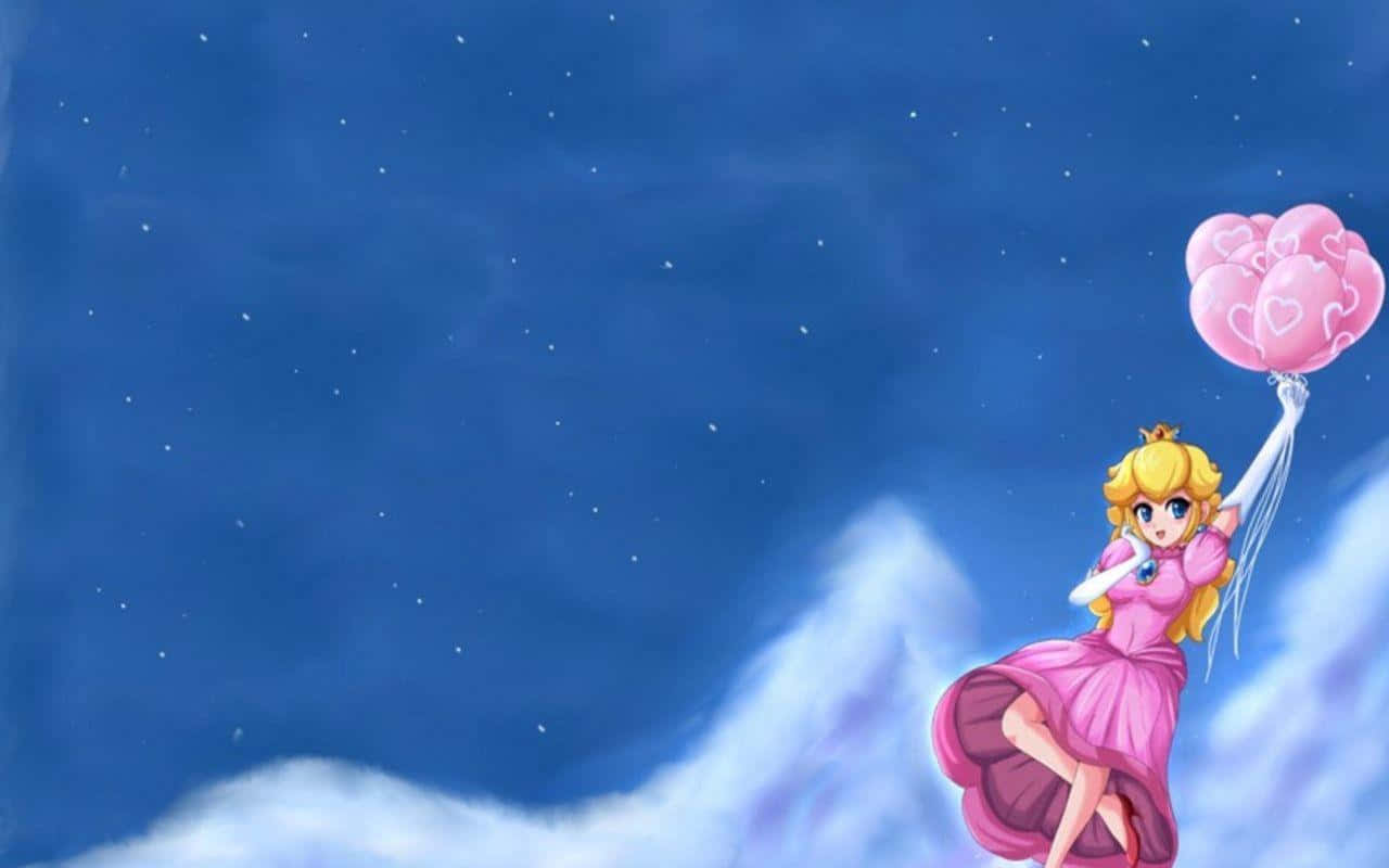 'Princess Peach, the beloved heroine of the Mario franchise.' Wallpaper