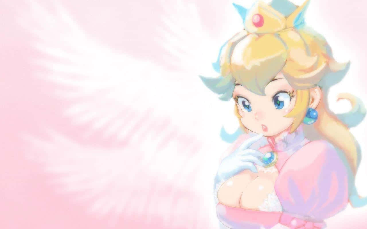 Princess Peach Stands Out Wallpaper