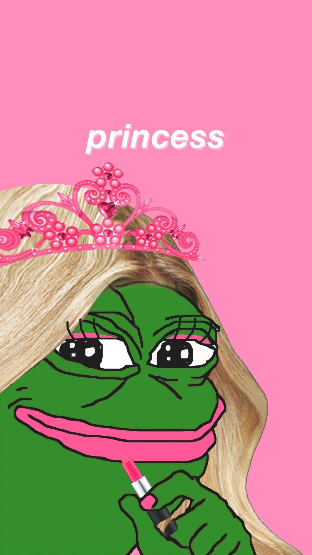 Princess Pepe The Frog Wallpaper