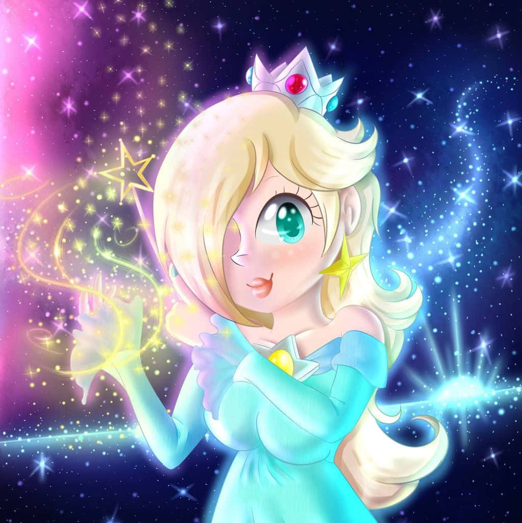Princesarosalina - La Belleza Cósmica Del Universo De Mario Fondo de pantalla