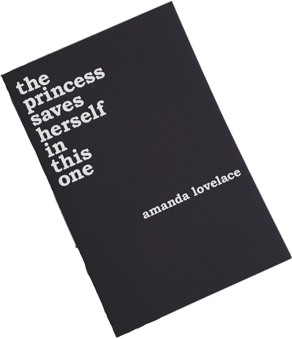 Princess Saves Herself Poetry Book Cover PNG