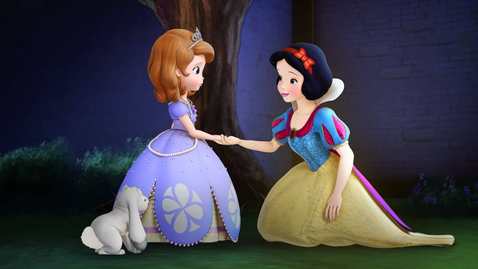 Princess Sofia And Snow White Background